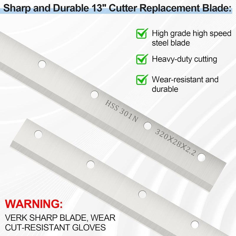 Pulems 2100009 Laminate Floor Cutting Blade, 13" Flooring Cutter Replacement Blade Compatible with Norske Tools NMAP002 Flooring and Siding Cutter - Laminate Flooring Tools Cutter Replacement Blade - Image 4